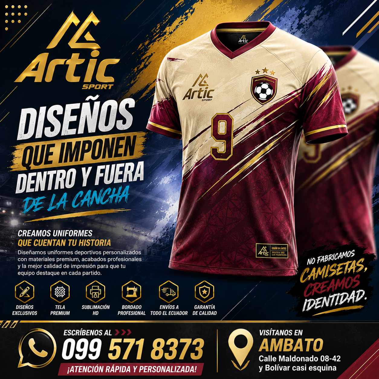 Camiseta Vino Imperial de Artic Sport